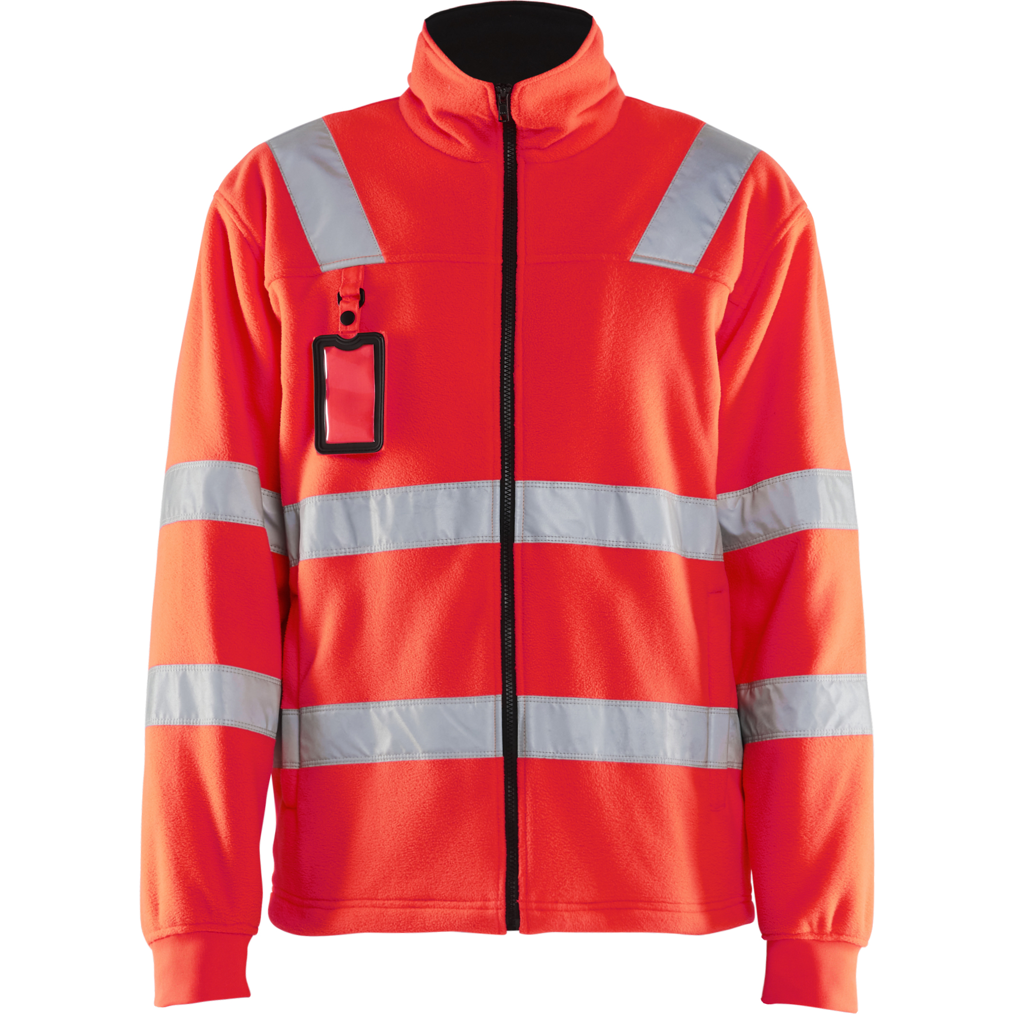 Blaklader High Vis Fleece Jacket, Red