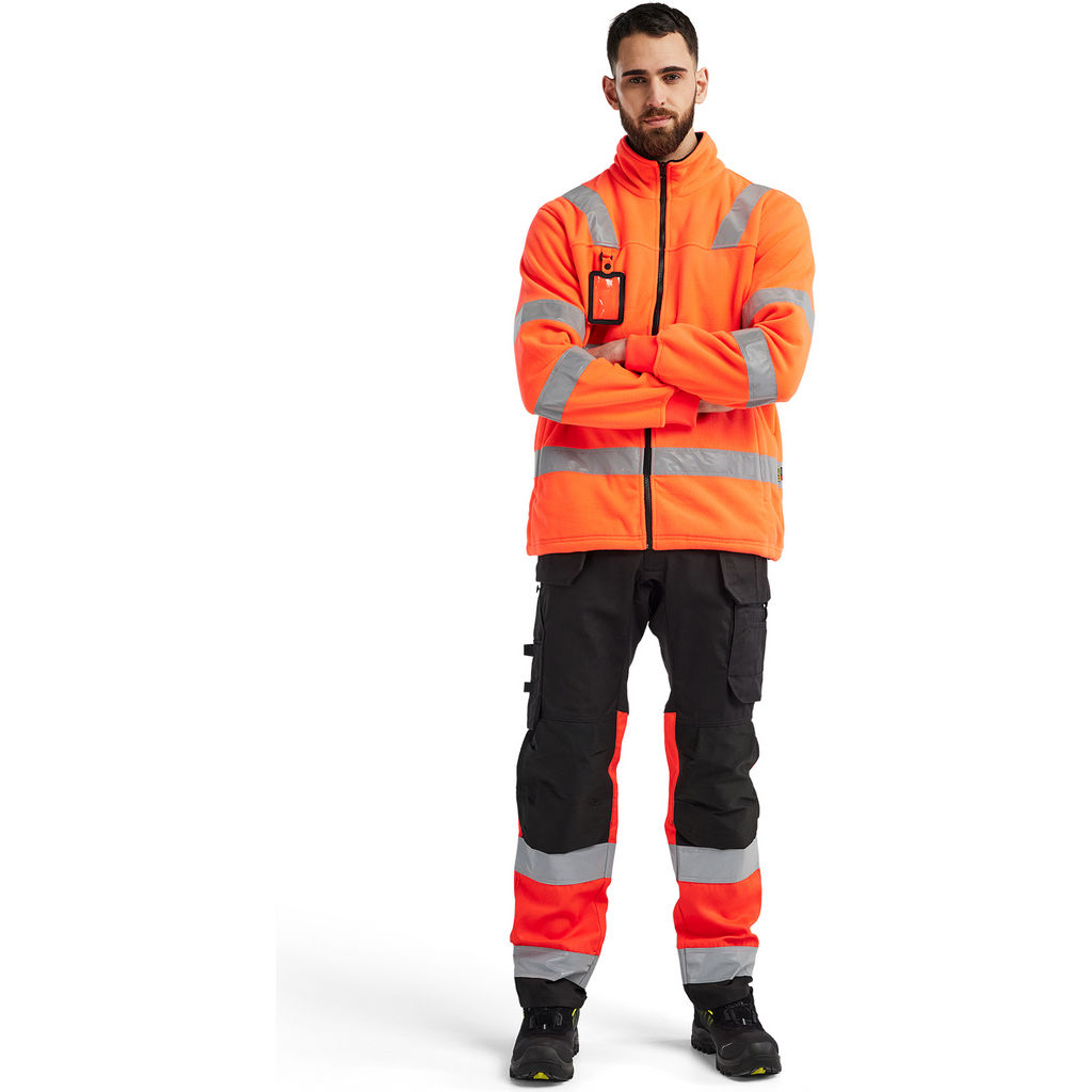 Blaklader High Vis Fleece Jacket, Red (5)