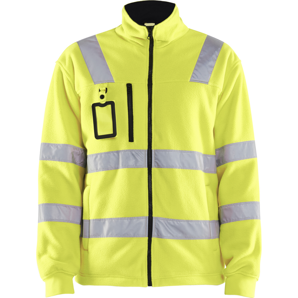 Blaklader High Vis Fleece Jacket, Yellow