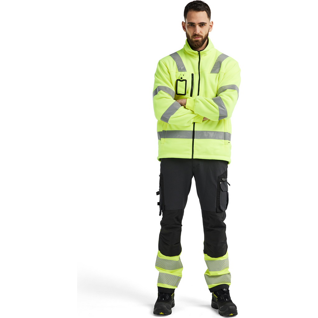 Blaklader High Vis Fleece Jacket, Yellow (5)