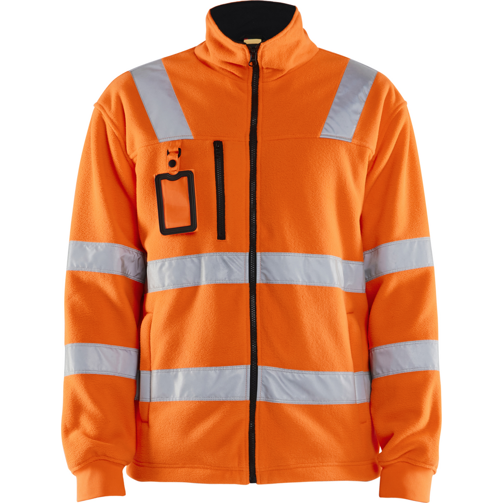 Blaklader High Vis Fleece Jacket, Orange