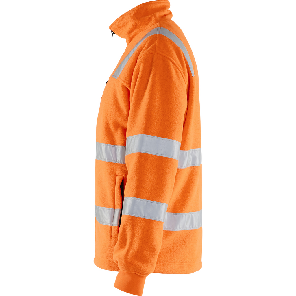 Blaklader High Vis Fleece Jacket, Orange (3)
