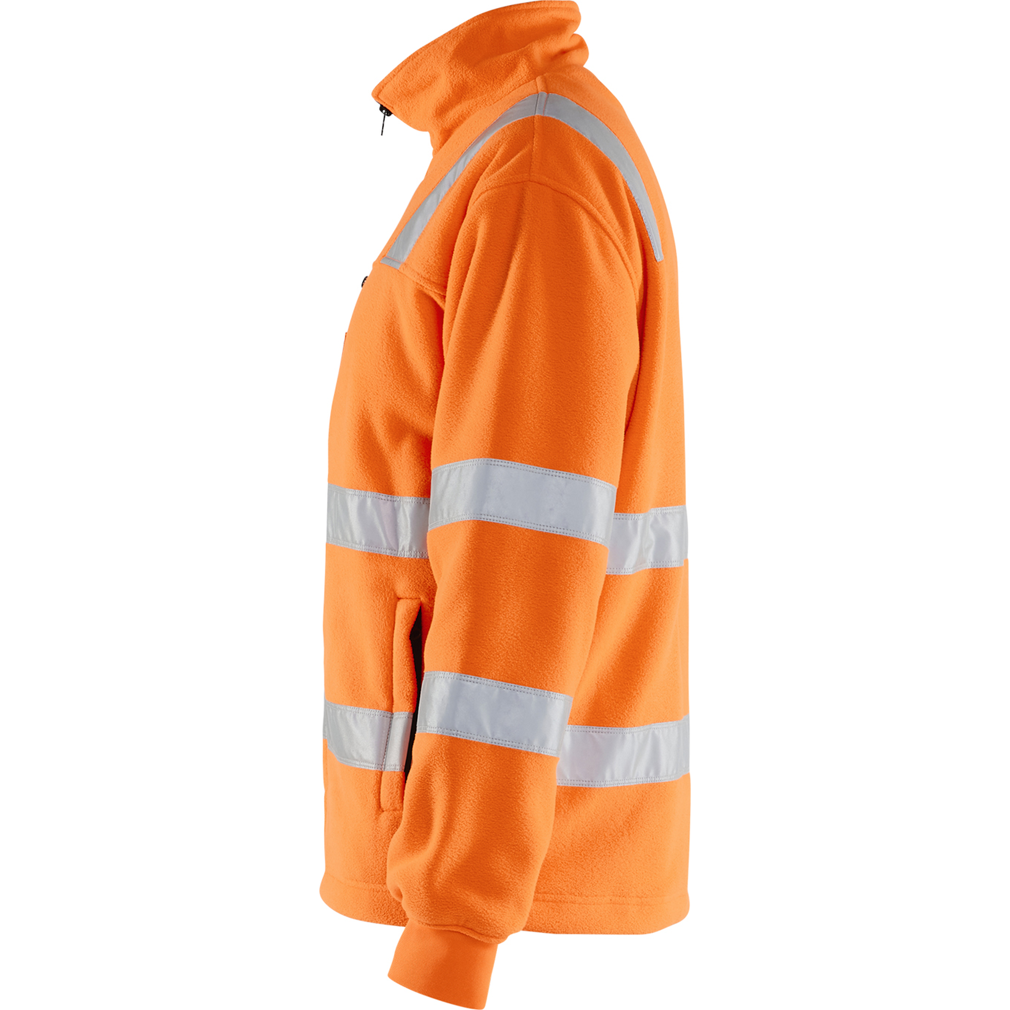 Blaklader High Vis Fleece Jacket, Orange (3)
