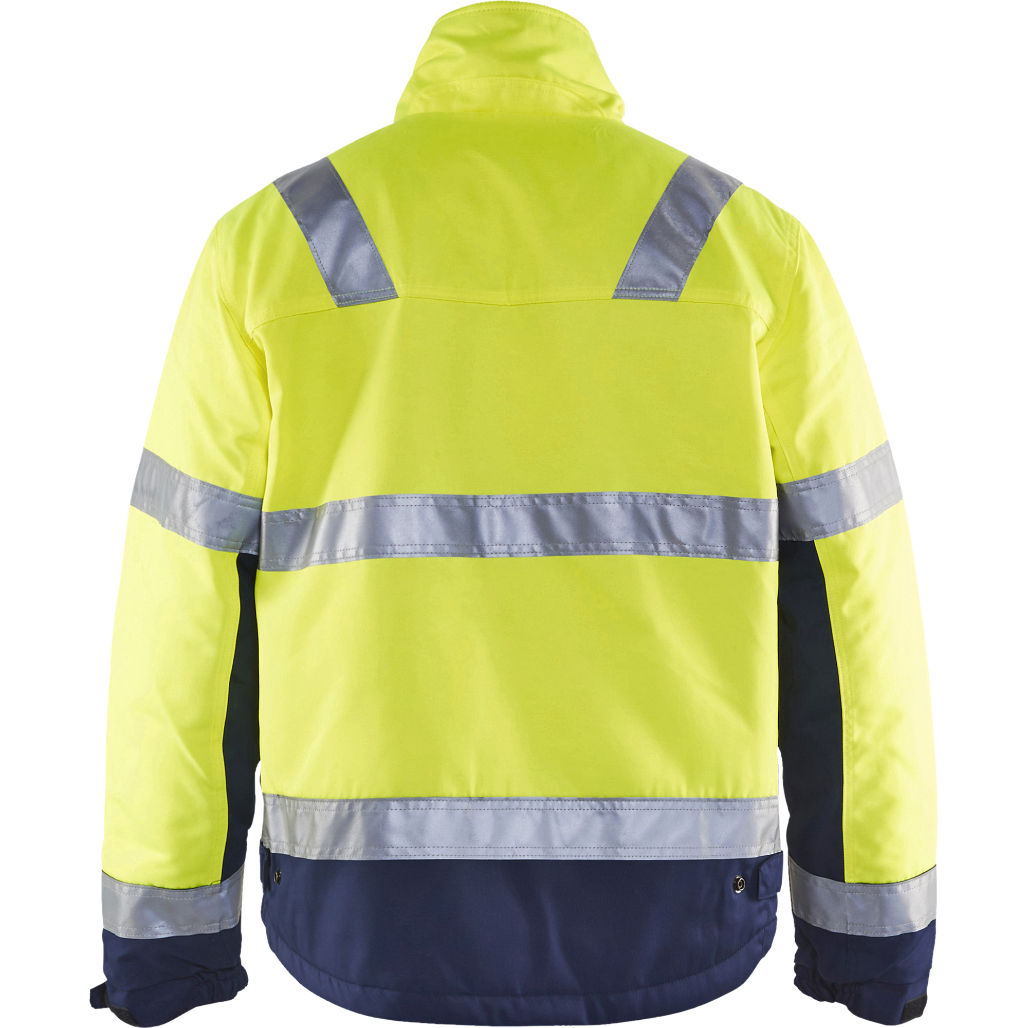 Blaklader Winter Jacket, Yellow/Navy Blue (4)