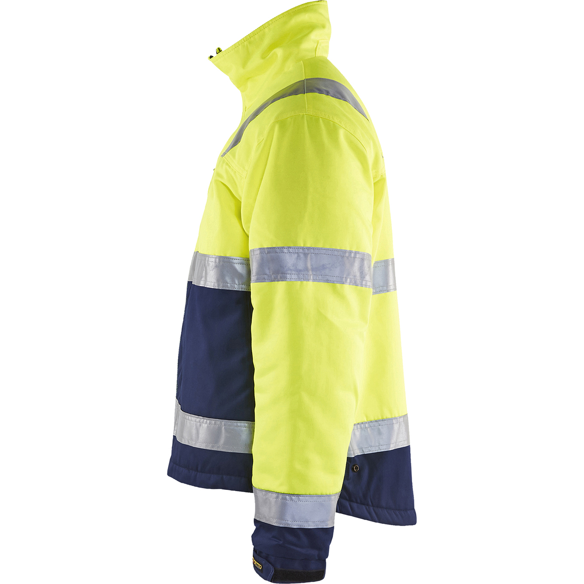 Blaklader Winter Jacket, Yellow/Navy Blue (3)