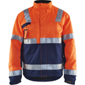 Blaklader Winter Jacket, Orange/Navy Blue