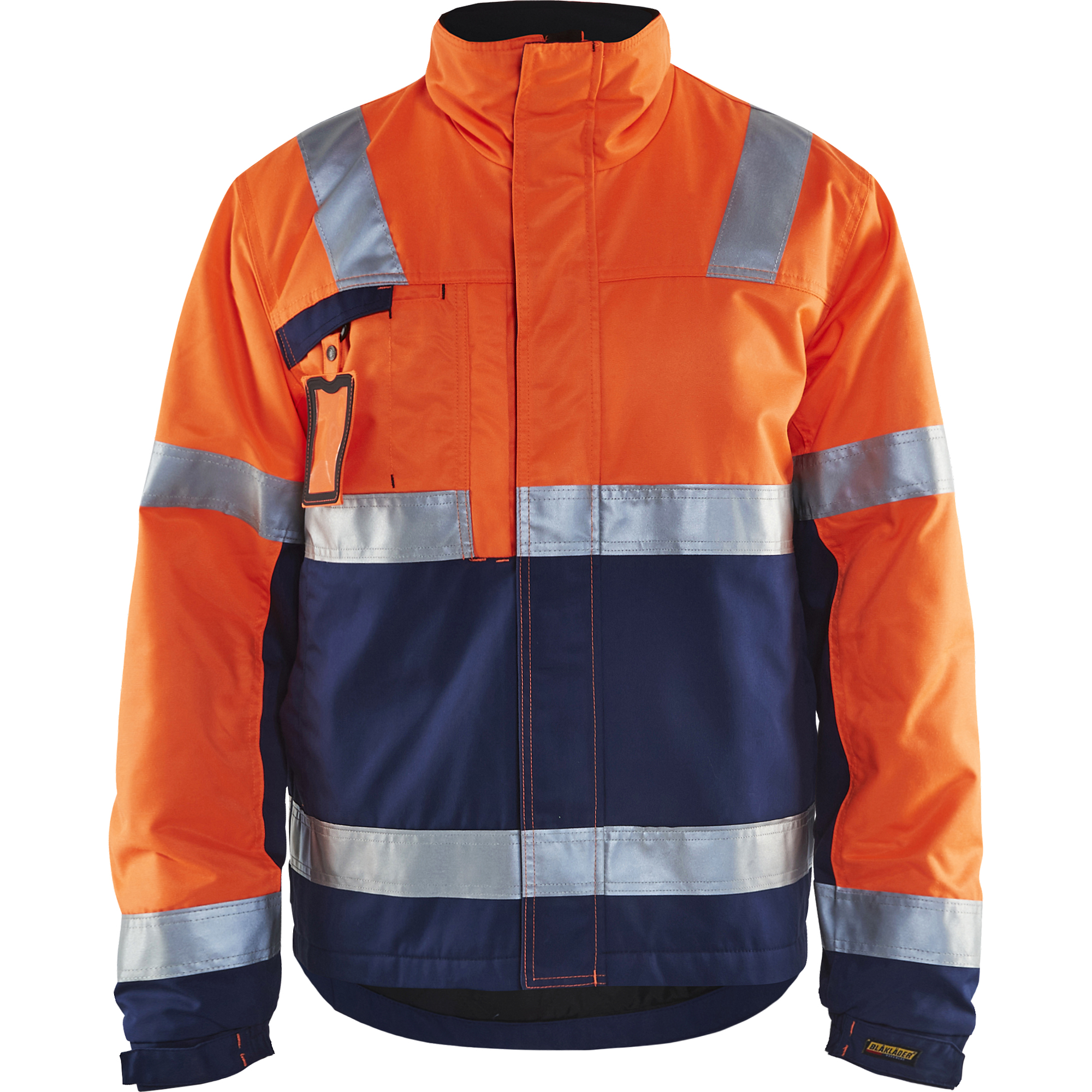 Blaklader Winter Jacket, Orange/Navy Blue