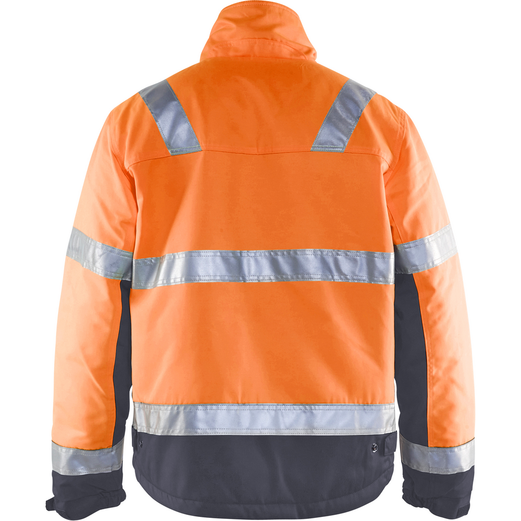 Blaklader Winter Jacket, Orange/Medium Grey (4)