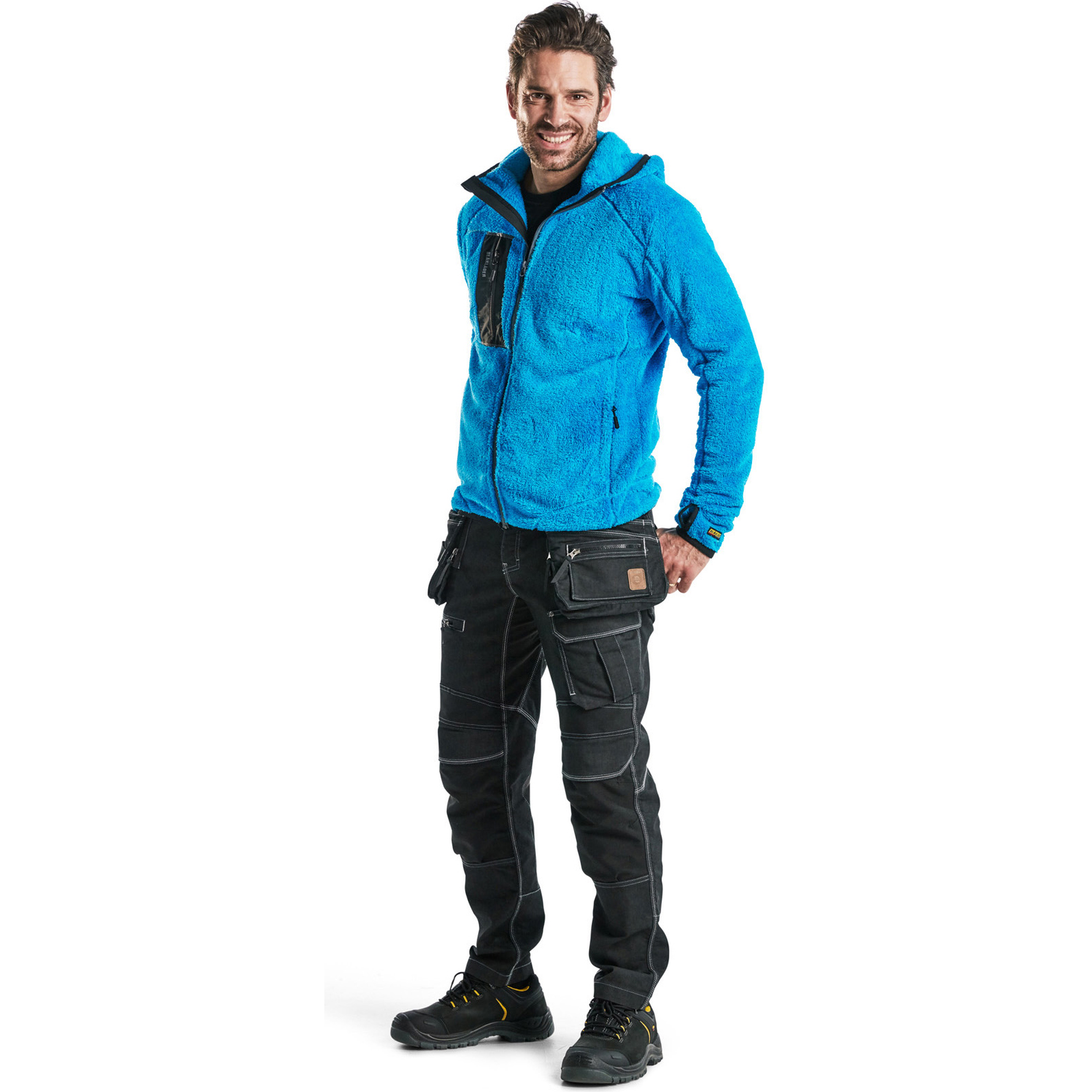 Blaklader Fibre Fleece Jacket, Ocean Blue (5)