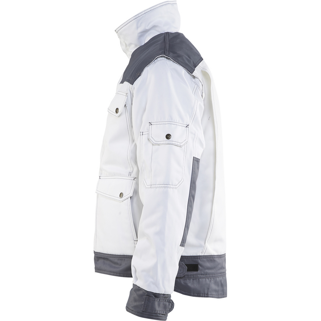 Blaklader Painter Jacket, White/Grey (3)