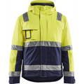 Blaklader High Vis Winter Jacket, Yellow/Navy Blue