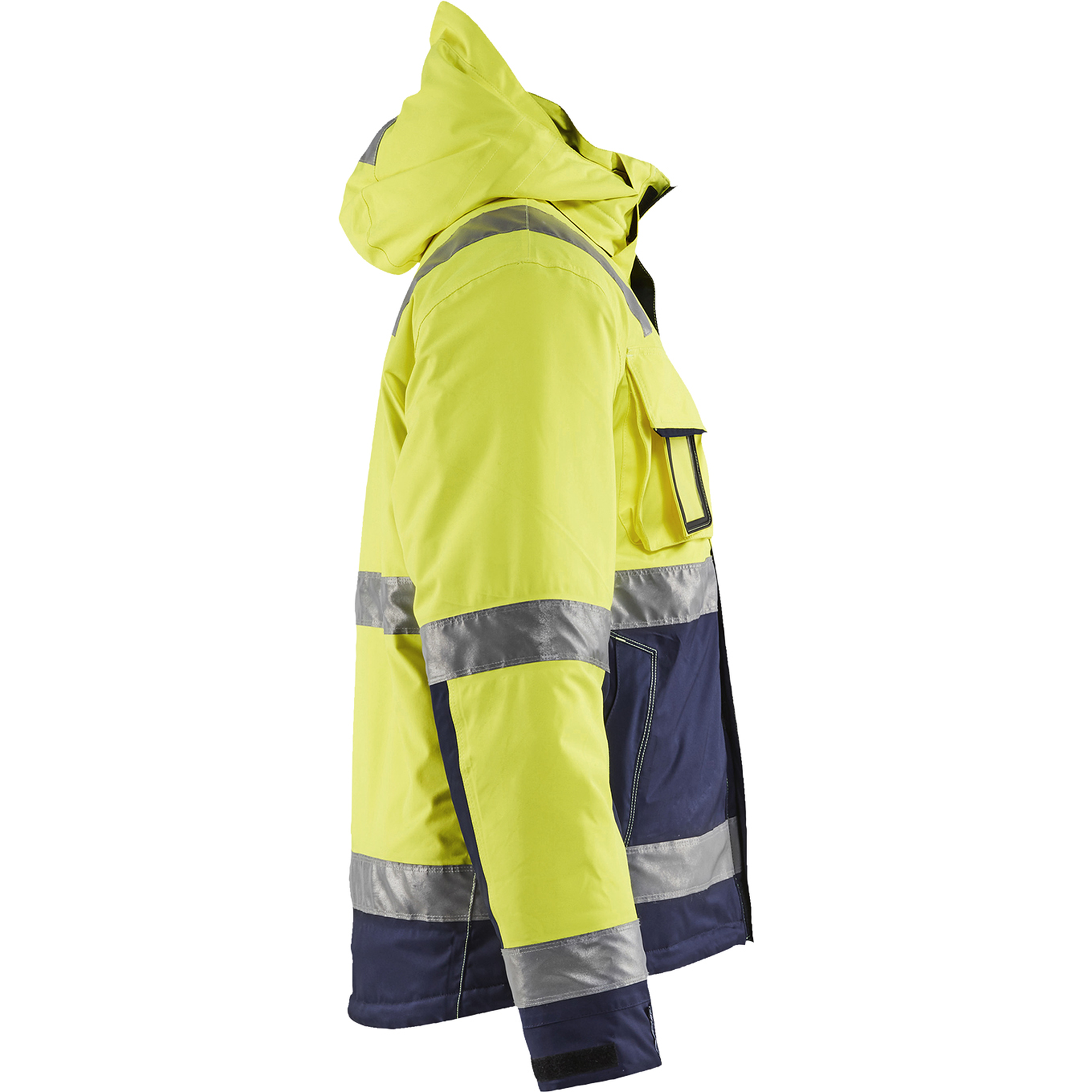 Blaklader High Vis Winter Jacket, Yellow/Navy Blue (2)