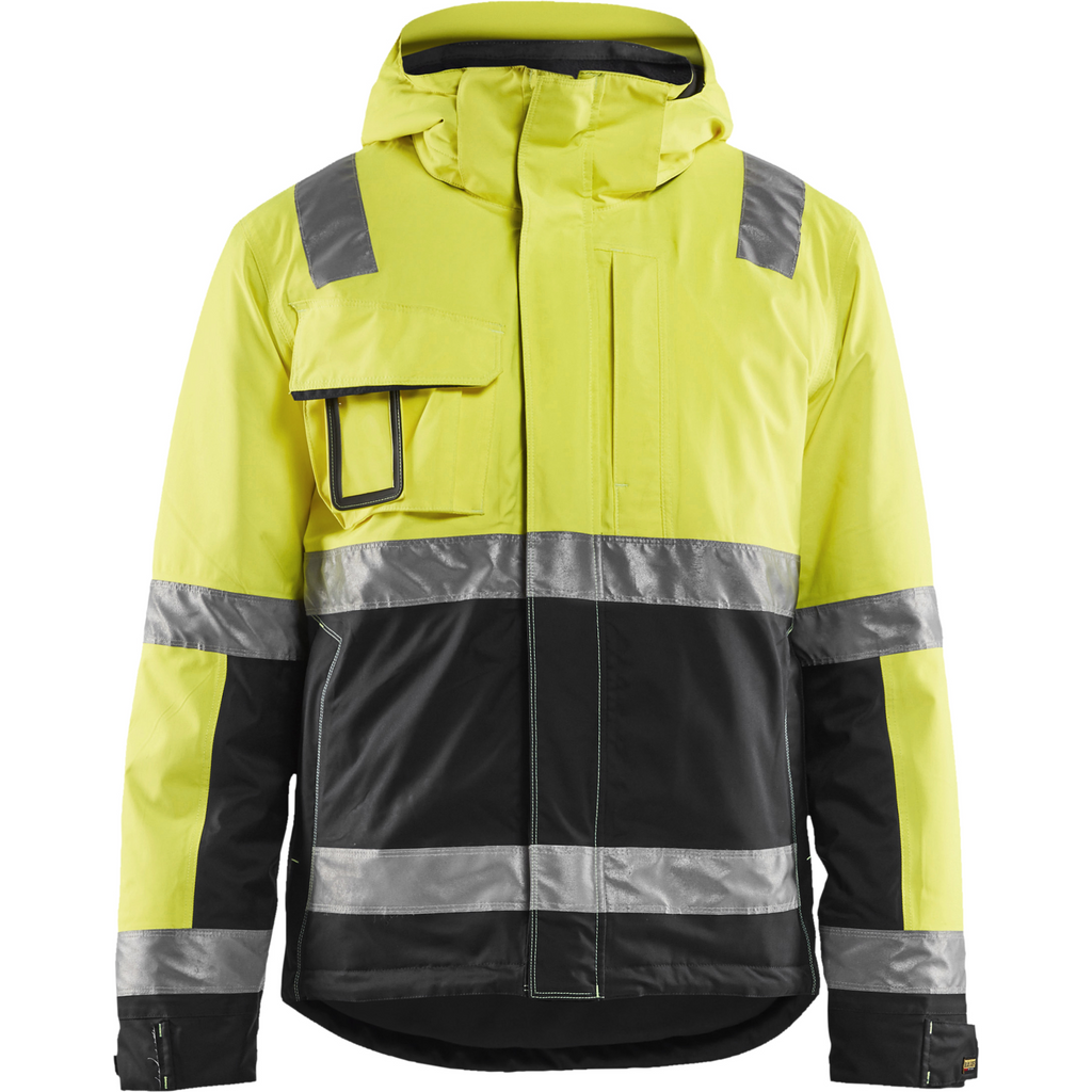Blaklader High Vis Winter Jacket, Yellow/Black