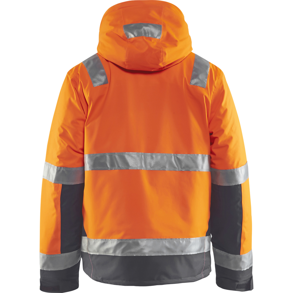 Blaklader High Vis Winter Jacket, Orange/Medium Grey (4)