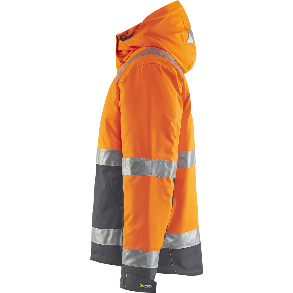 Blaklader High Vis Winter Jacket, Orange/Medium Grey (3)