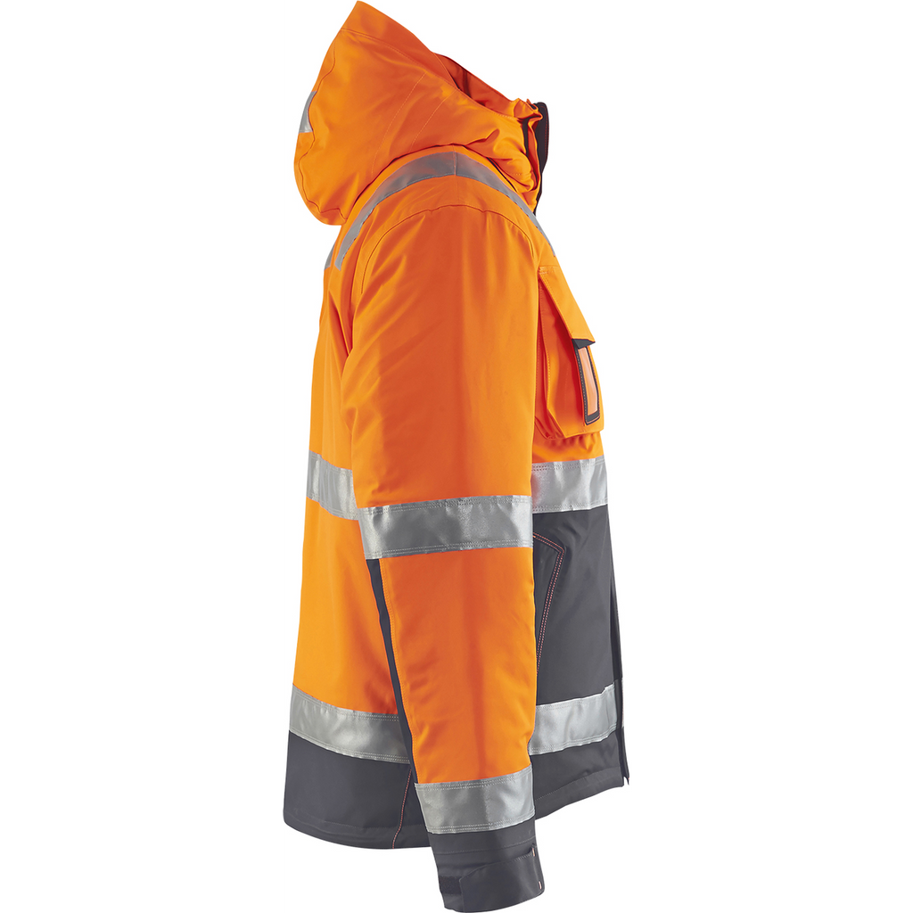 Blaklader High Vis Winter Jacket, Orange/Medium Grey (2)
