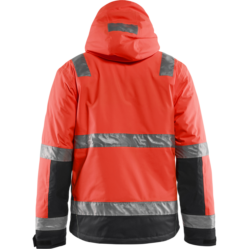 Blaklader High Vis Winter Jacket, Red/Black (4)
