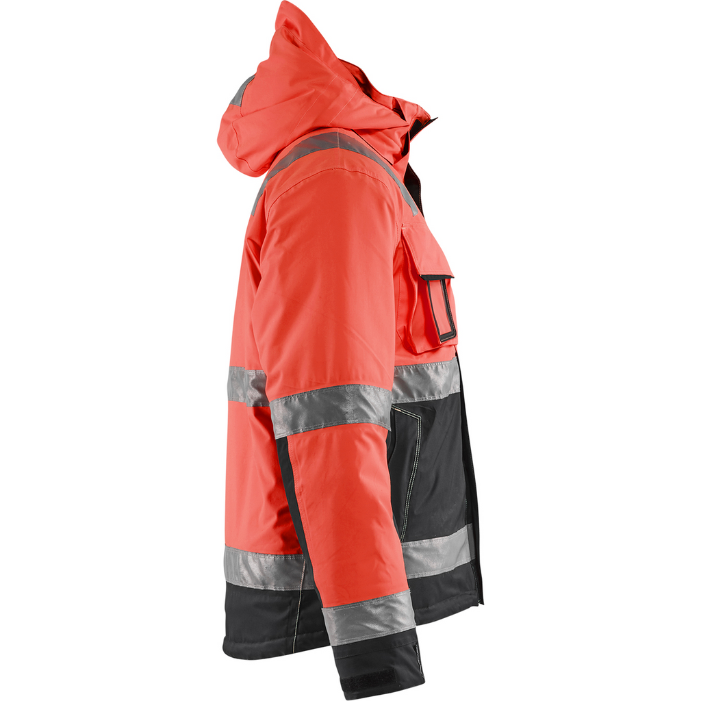 Blaklader High Vis Winter Jacket, Red/Black (2)