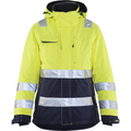 Blaklader High Vis Women's Winter Jacket, Yellow/Navy Blue
