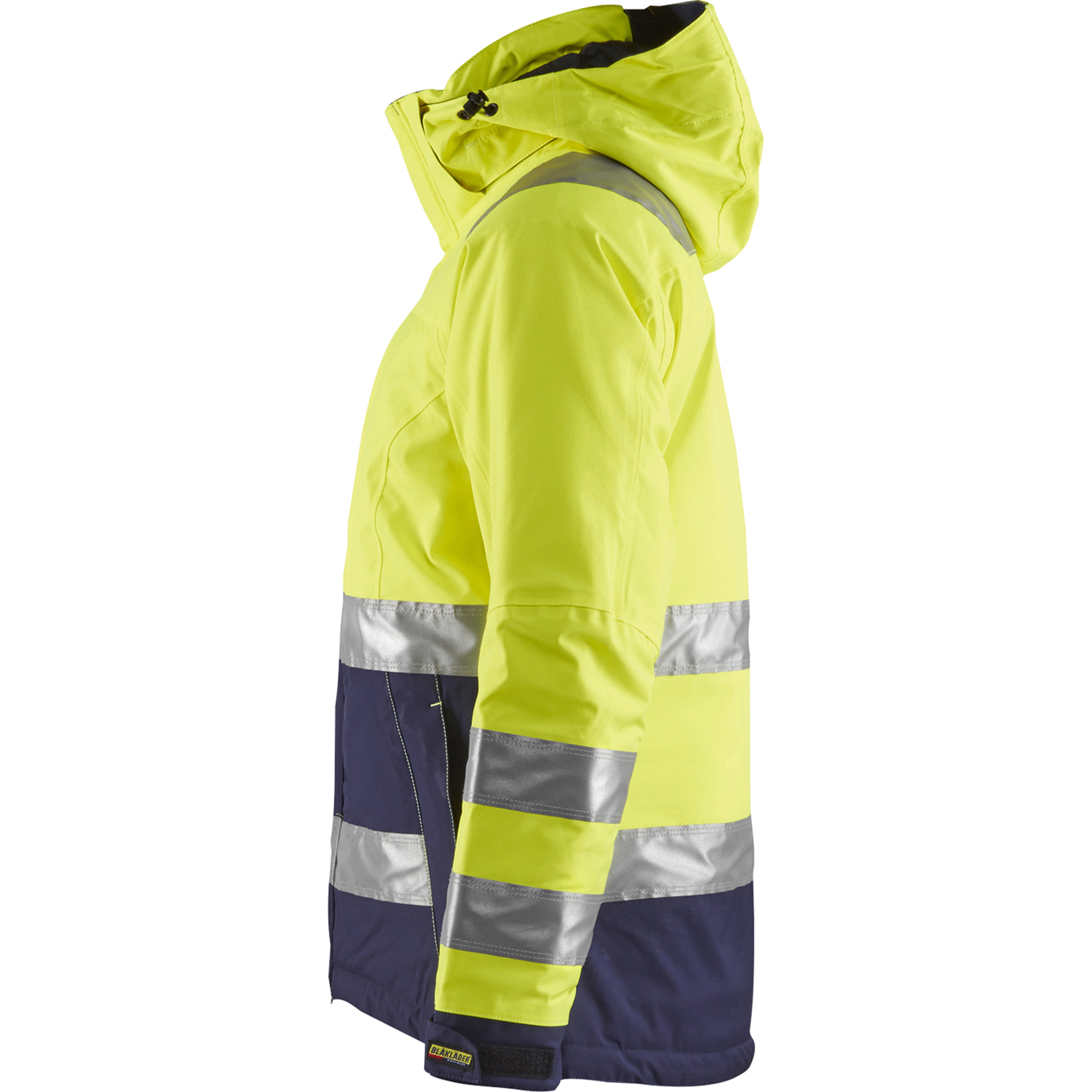 Blaklader High Vis Women's Winter Jacket, Yellow/Navy Blue (3)