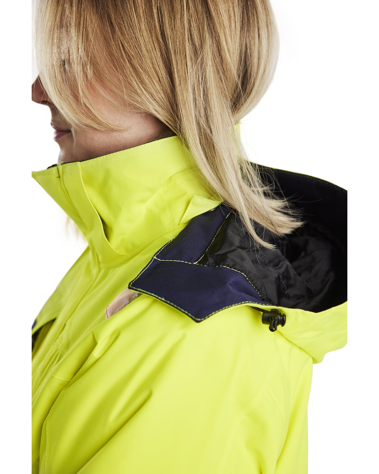 Blaklader High Vis Women's Winter Jacket, Yellow/Navy Blue (6)