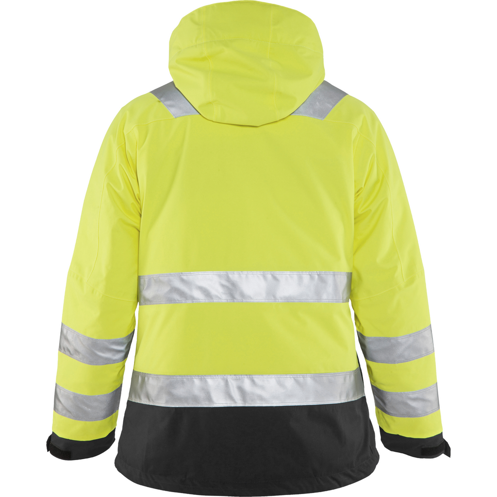 Blaklader High Vis Ladies Winter Jacket, Yellow/Black (4)