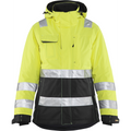 Blaklader High Vis Ladies Winter Jacket, Yellow/Black