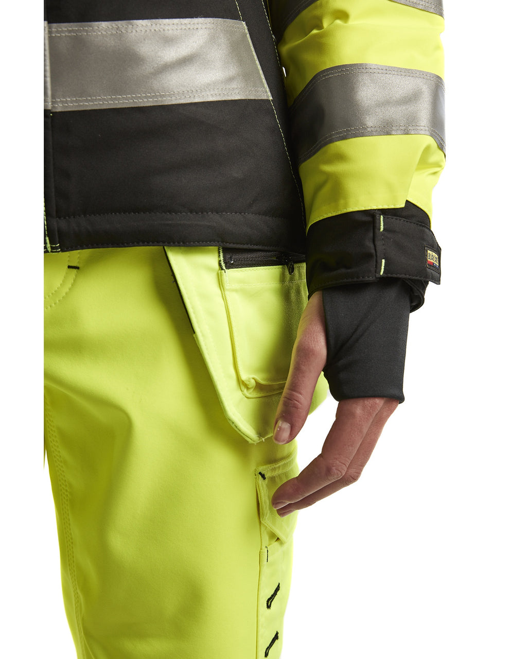 Blaklader High Vis Ladies Winter Jacket, Yellow/Black (8)
