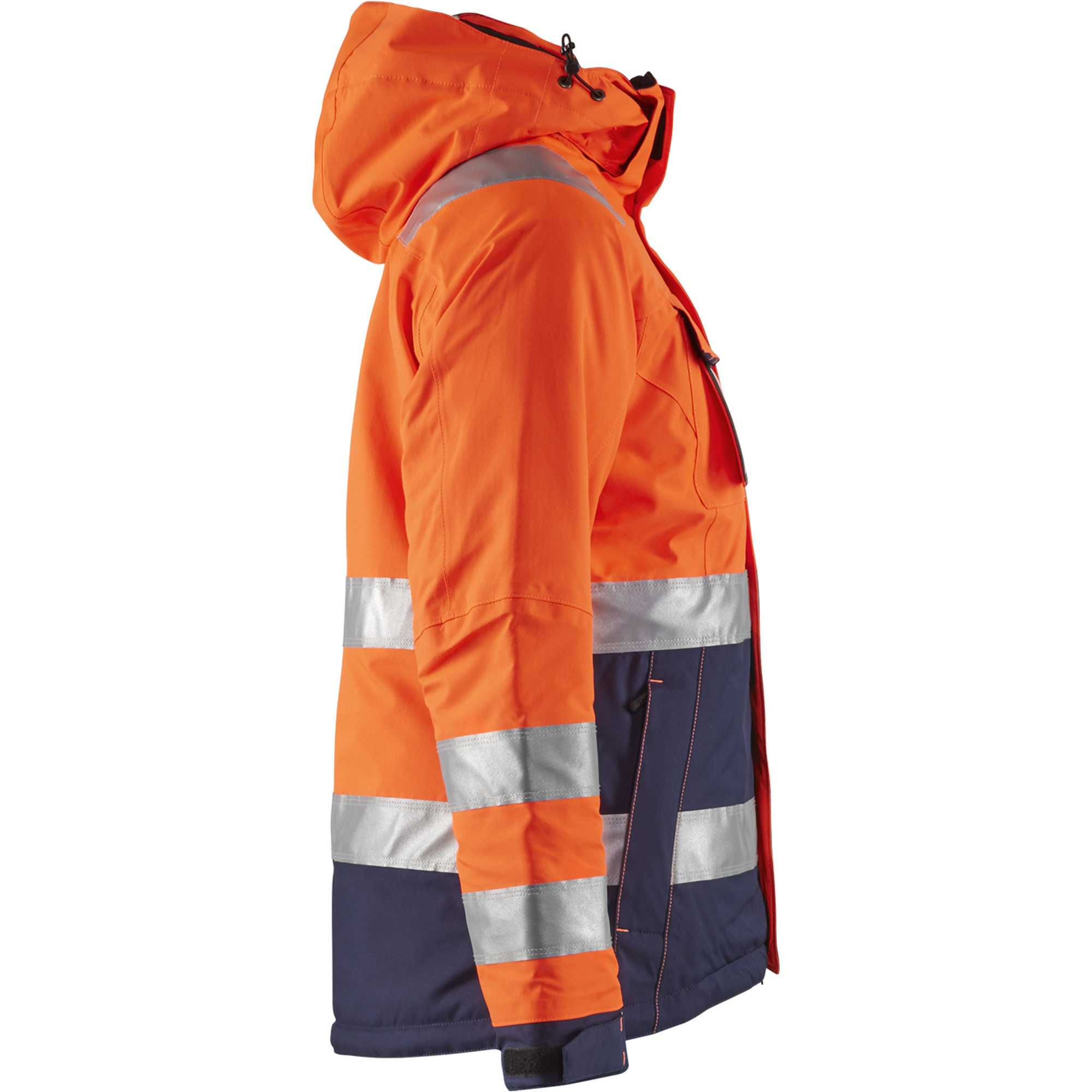 Blaklader High Vis Ladies Winter Jacket, Orange/Navy Blue (2)