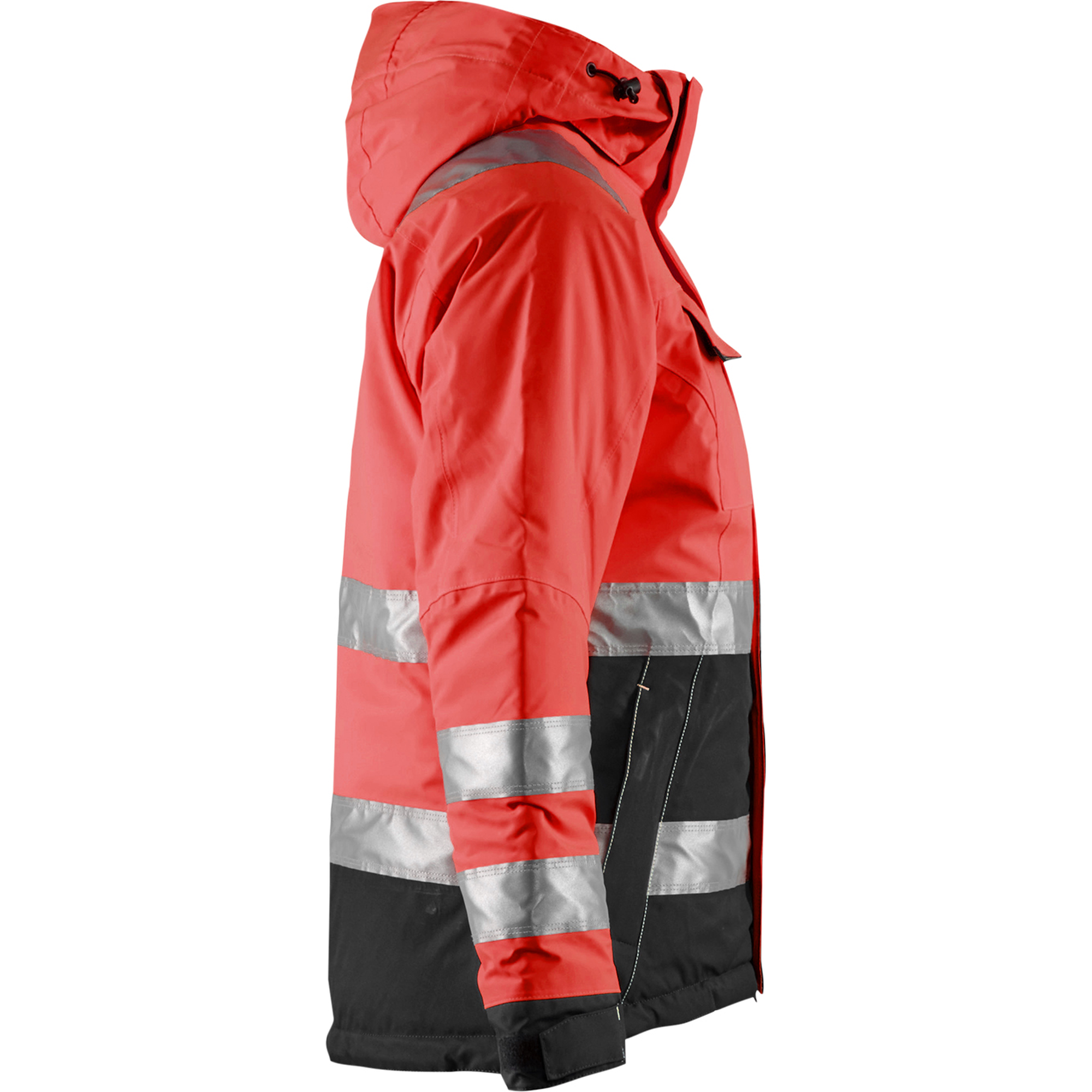 Blaklader High Vis Ladies Winter Jacket, Red/Black (2)