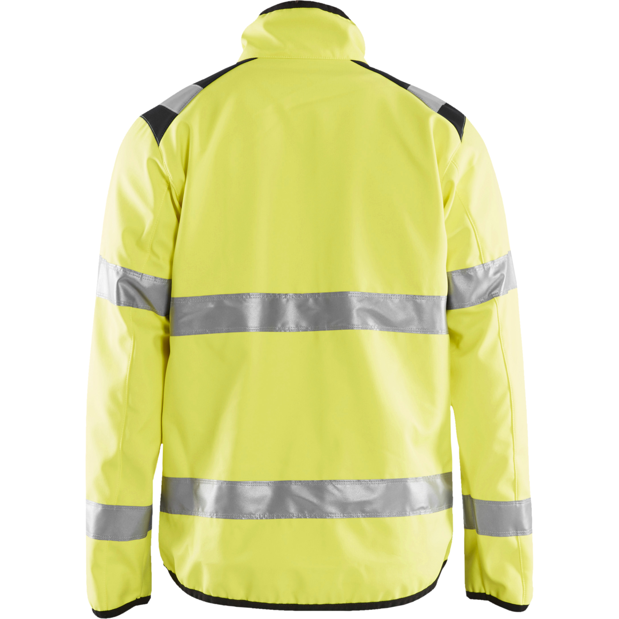 Blaklader High Vis Softshell Jacket, Yellow/Black (4)