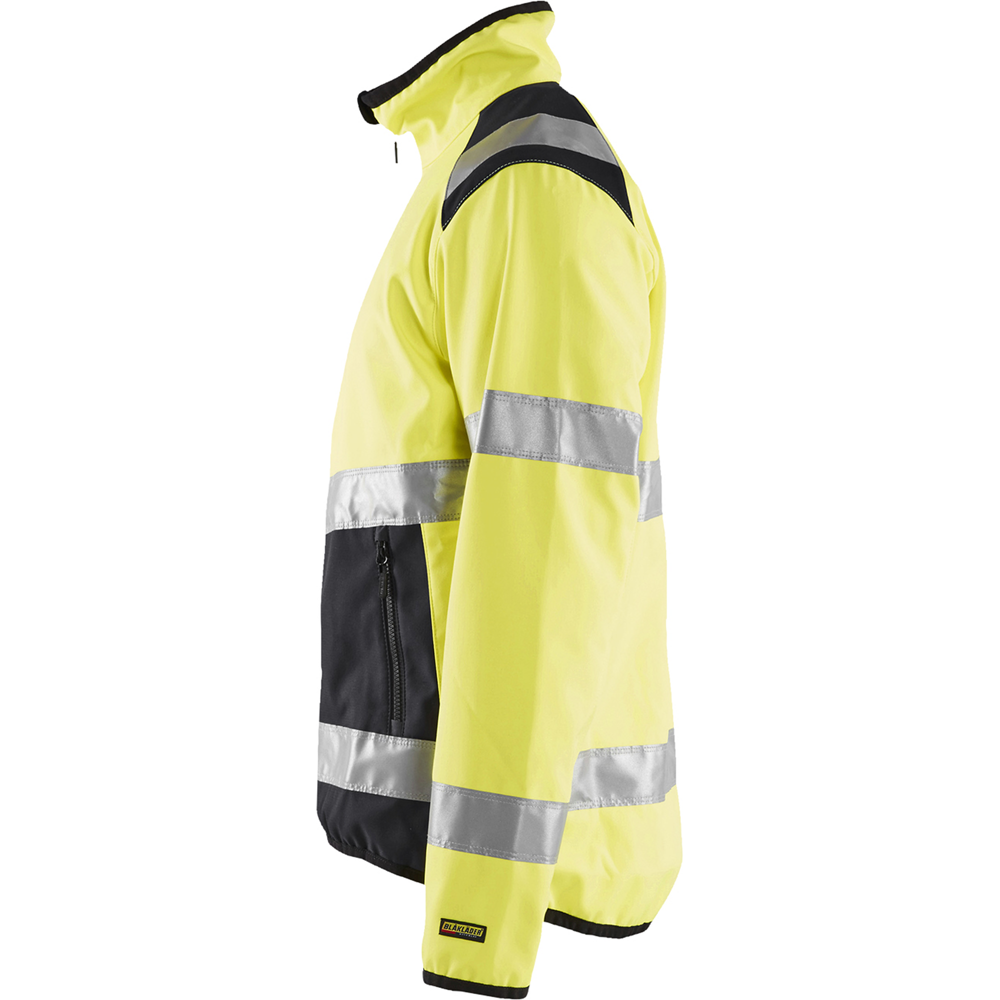 Blaklader High Vis Softshell Jacket, Yellow/Black (3)