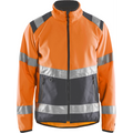 Blaklader High Vis Softshell Jacket, Orange/Medium Grey