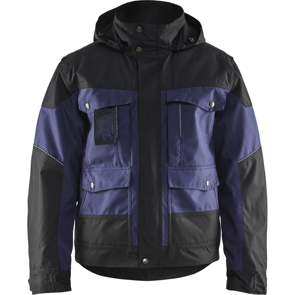 Blaklader Winter Jacket, Navy Blue/Black
