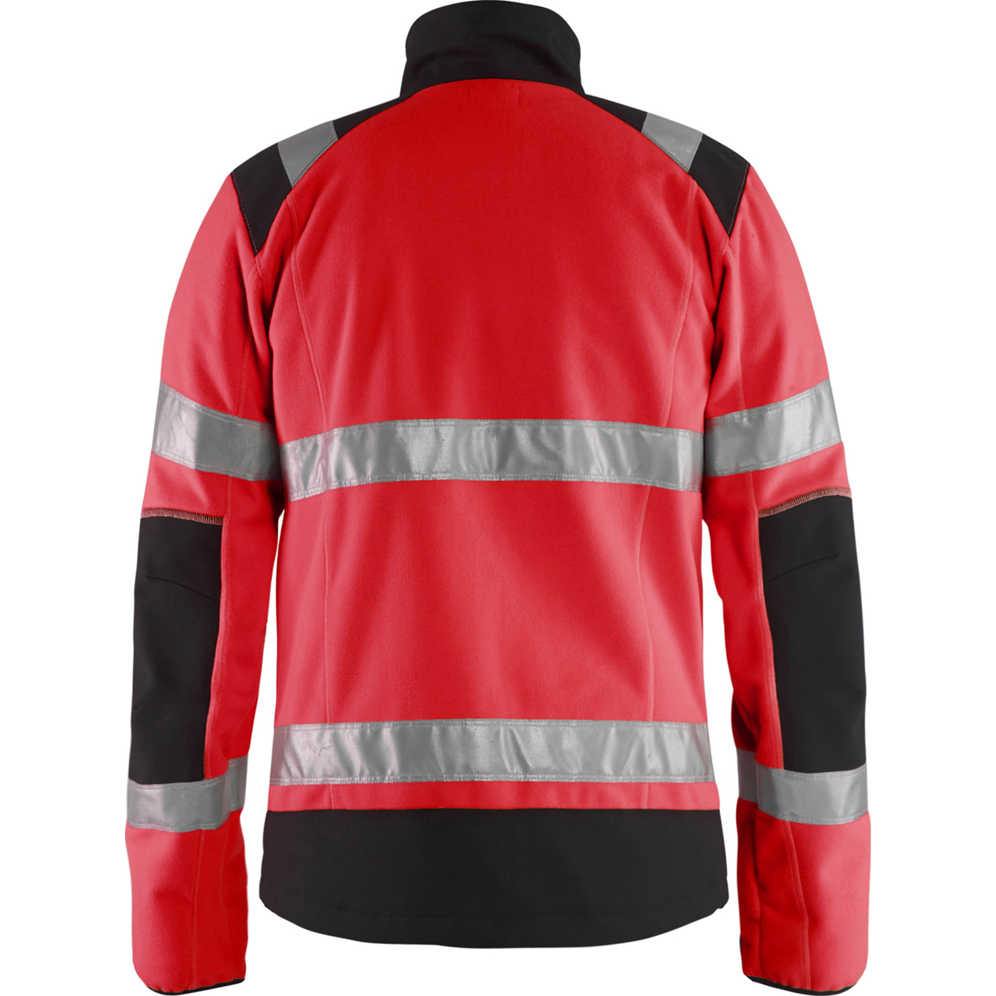 Blaklader Windproof High Vis Fleece Jacket, Red/Black (4)