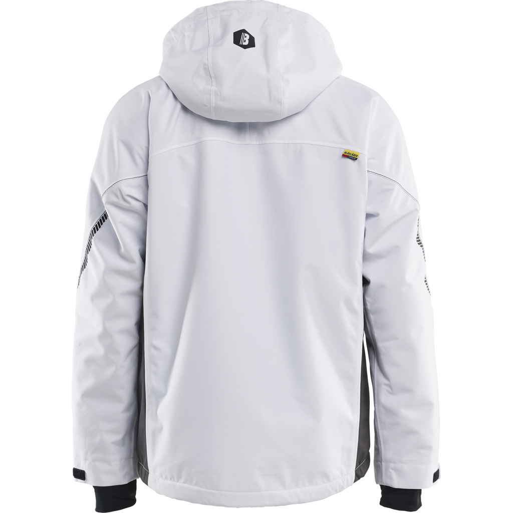 Blaklader Lined Lightweight Winter Jacket, White/Dark Grey (4)