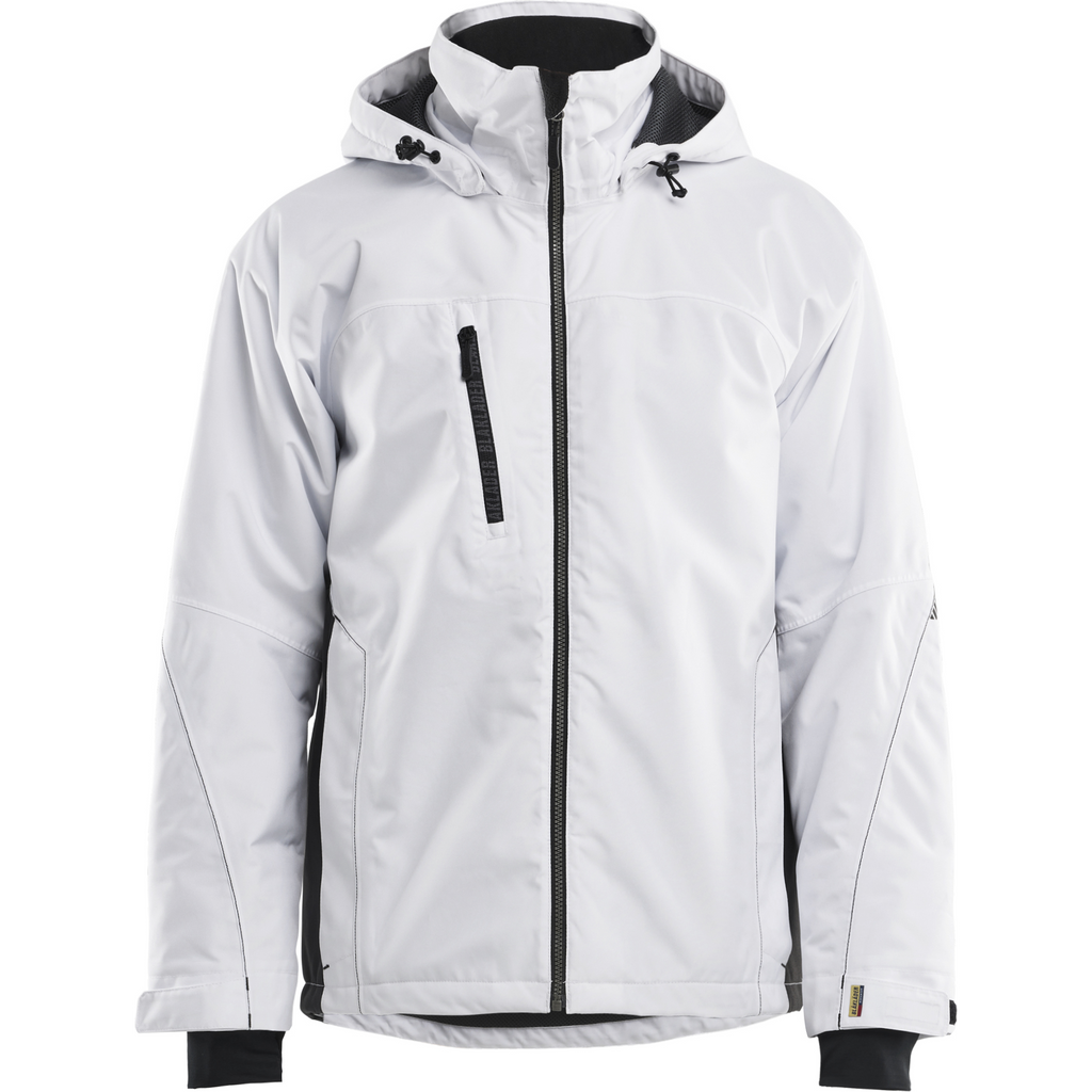 Blaklader Lined Lightweight Winter Jacket, White/Dark Grey