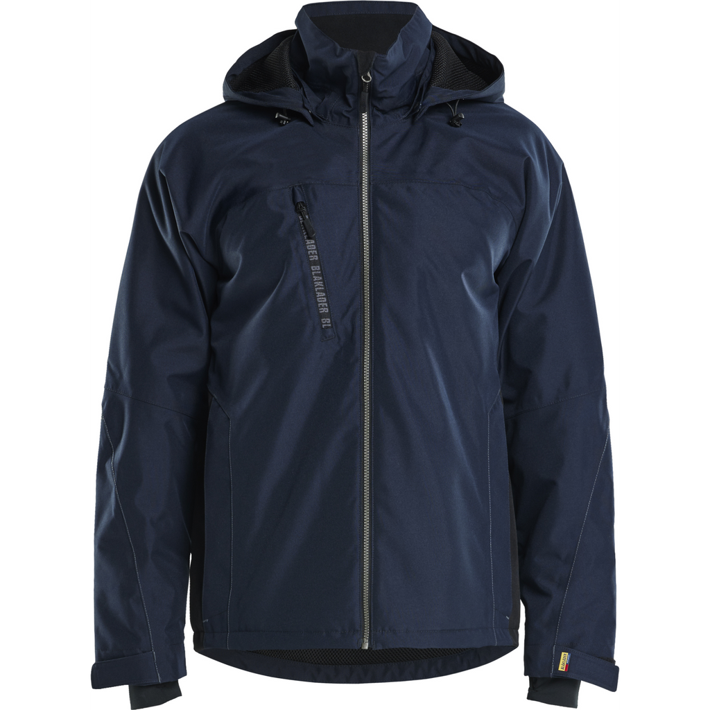 Blaklader Lined Lightweight Winter Jacket, Dark Navy/Black