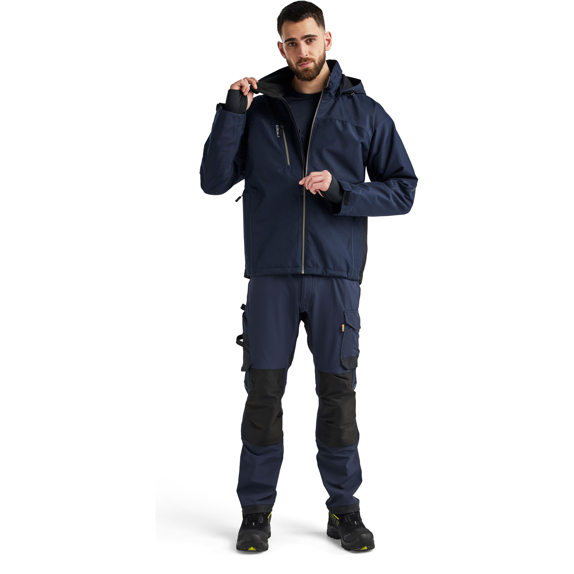 Blaklader Lined Lightweight Winter Jacket, Dark Navy/Black (5)