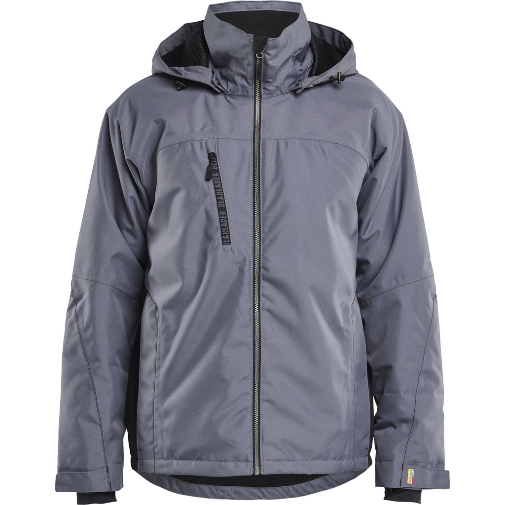 Blaklader Lined Lightweight Winter Jacket, Medium Grey/Black