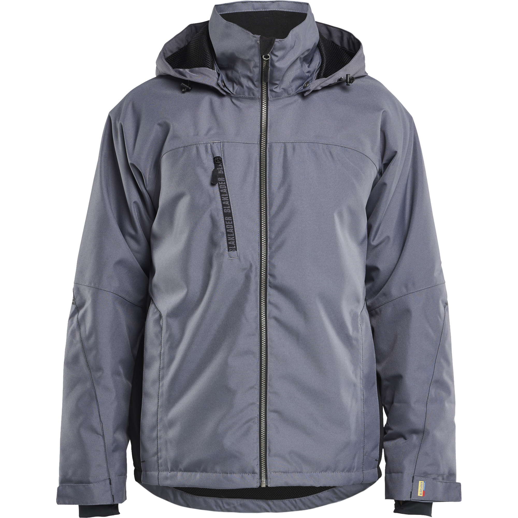 Blaklader Lined Lightweight Winter Jacket, Medium Grey/Black