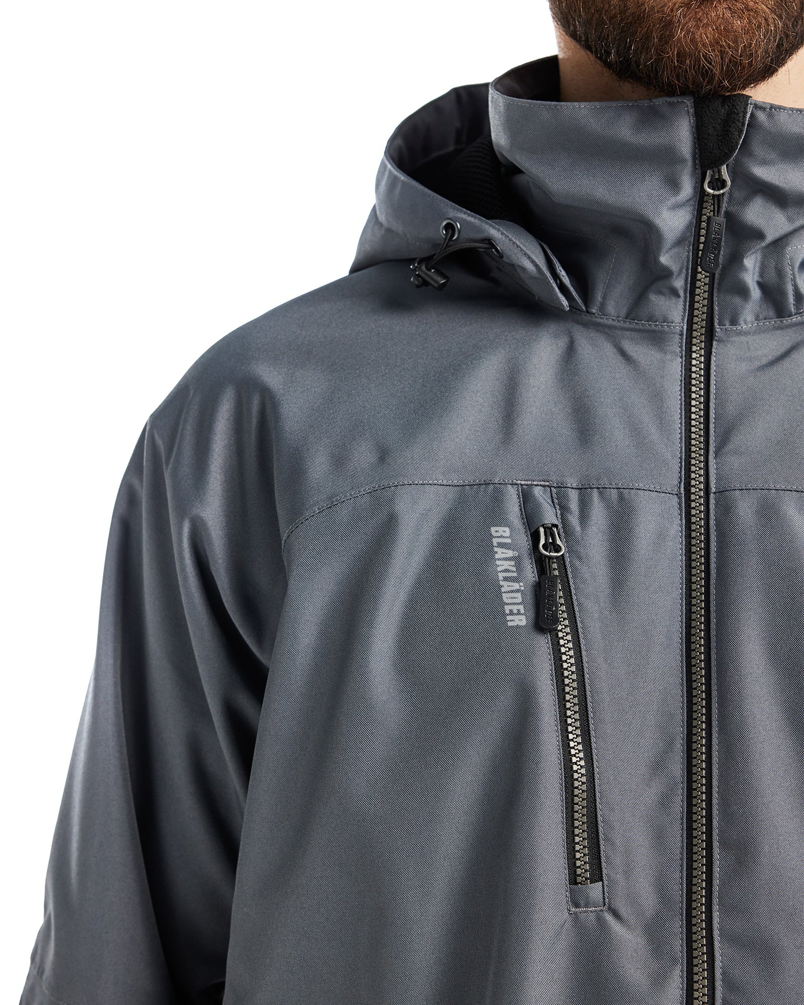 Blaklader Lined Lightweight Winter Jacket, Medium Grey/Black (7)
