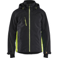Blaklader Lined Lightweight Winter Jacket, Black/Yellow