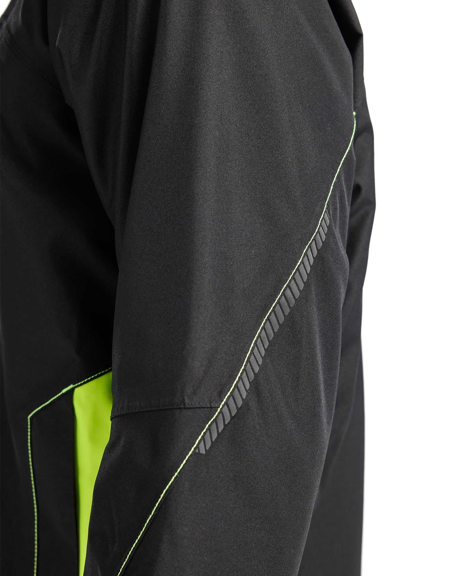 Blaklader Lined Lightweight Winter Jacket, Black/Yellow (6)
