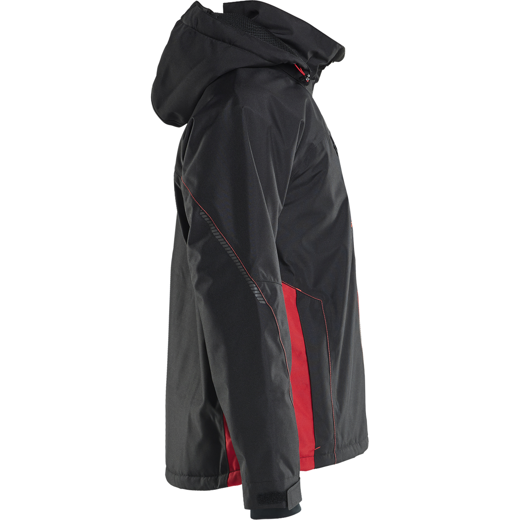 Blaklader Lined Lightweight Winter Jacket, Black/Red (2)