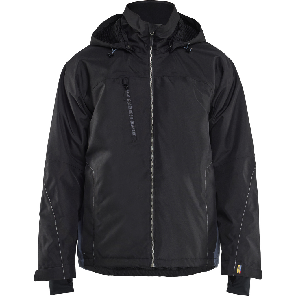 Blaklader Lined Lightweight Winter Jacket, Black/Grey