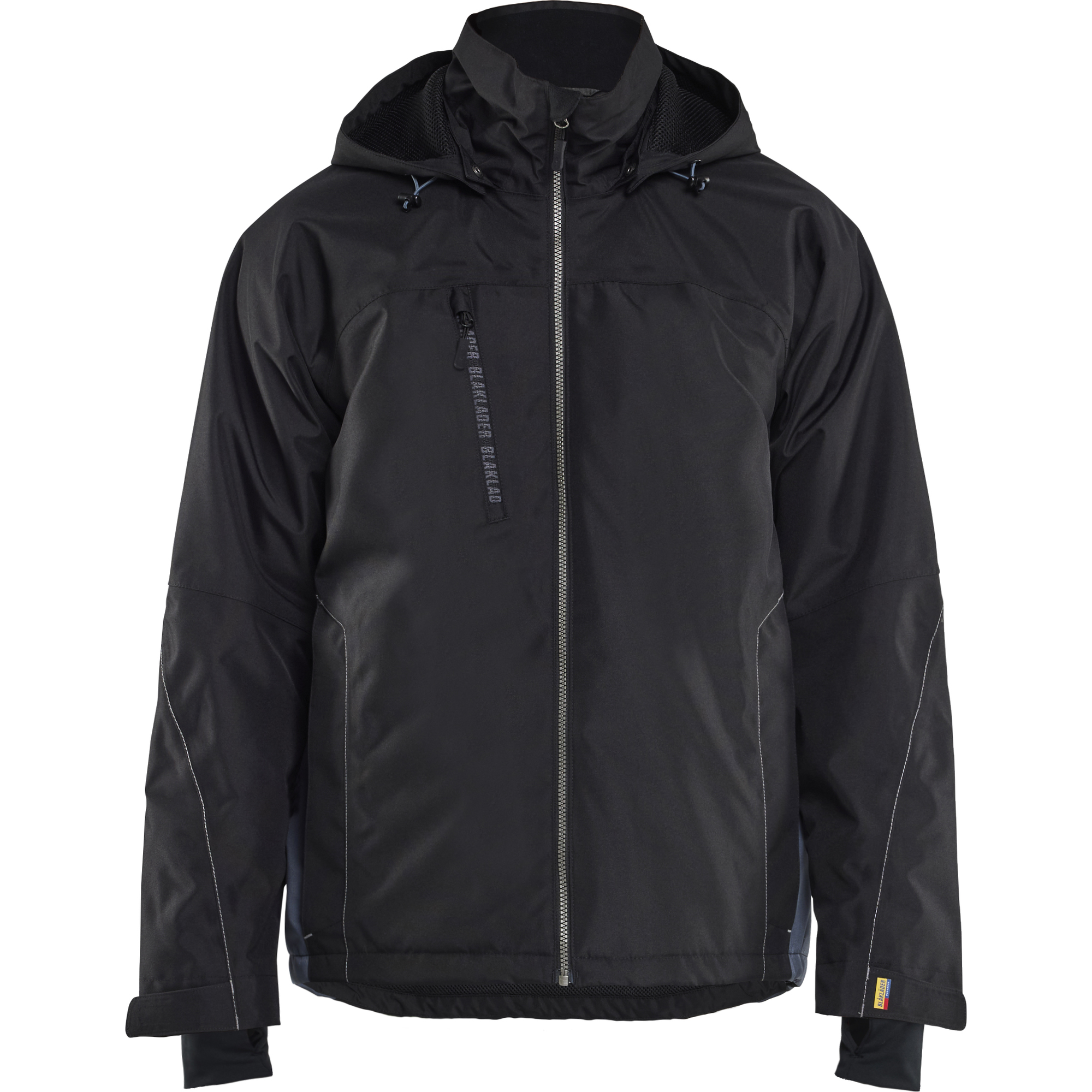 Blaklader Lined Lightweight Winter Jacket, Black/Grey