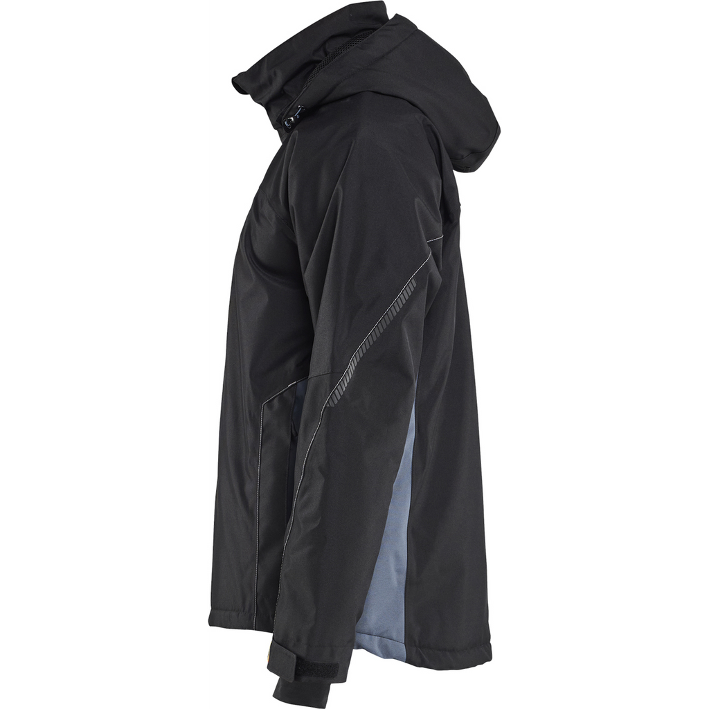Blaklader Lined Lightweight Winter Jacket, Black/Grey (3)