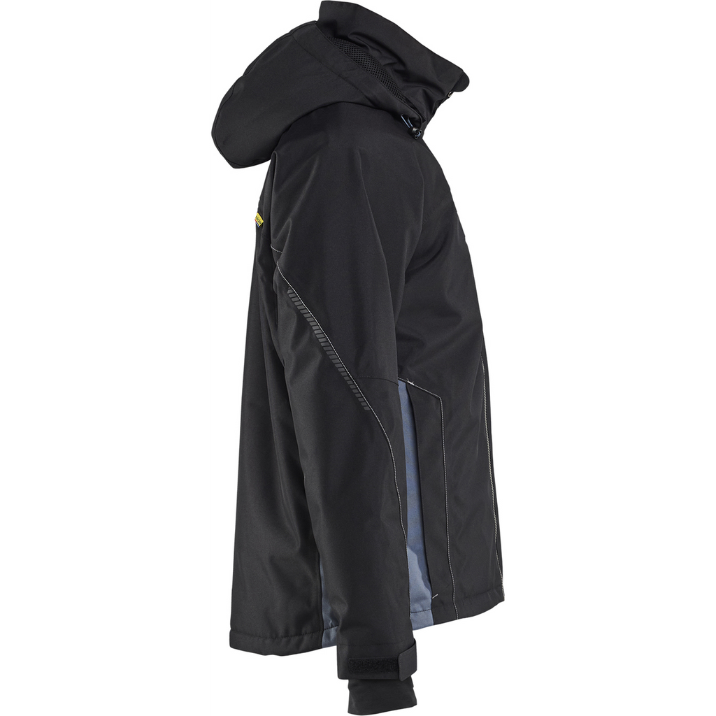 Blaklader Lined Lightweight Winter Jacket, Black/Grey (2)