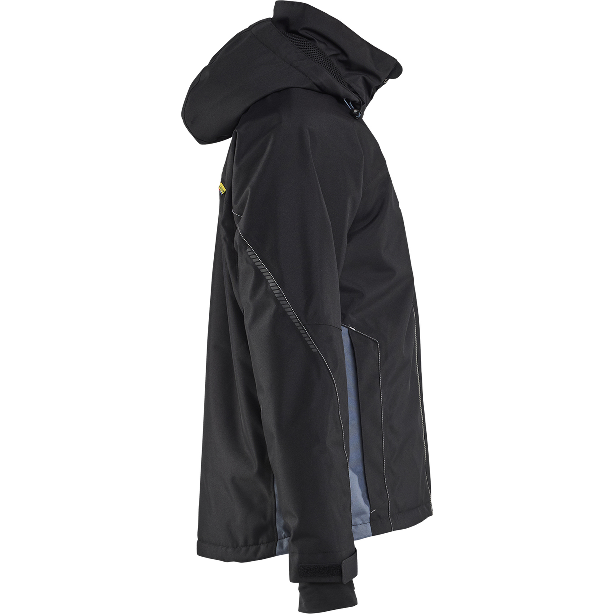 Blaklader Lined Lightweight Winter Jacket, Black/Grey (2)